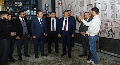 Erzurum Valisi patlama sonrası olay yerinde