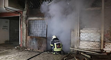 Garajda çıkan yangın korkuttu!