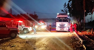 Gazze'nin kuzeyine 100 yardım tırı ulaştı
