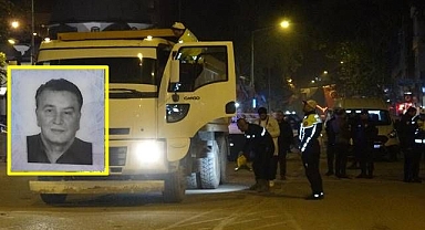 Hafriyat kamyonu üzerinden geçti!
