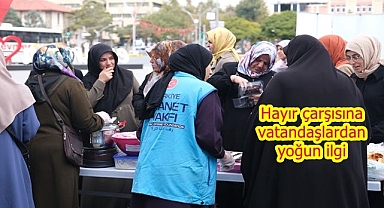 Hayır çarşısının tüm geliri Filistin'e