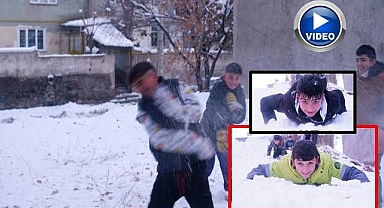 Kar en çok çocukları sevindirdi