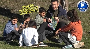 5 öğrencili köyün tek öğretmeni