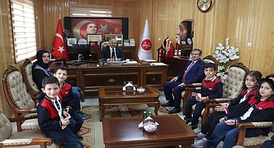 Minik öğrencilerden Filistin'e destek