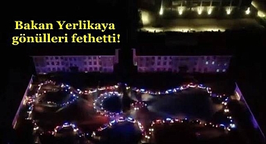 Operasyon öncesi ekip araçlarıyla mesaj verdi!