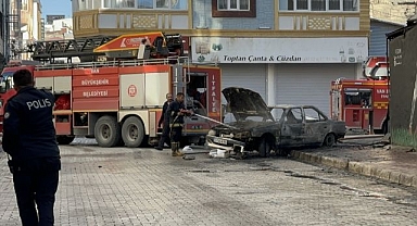 Park halindeyken alevlere teslim oldu!