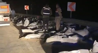 Tonlarca çuval yola saçıldı