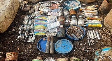 Toprağa gömülü halde ele geçirildi!