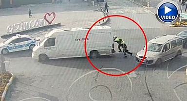 Trafik polisleri hızır gibi yetişti!