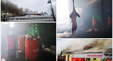 Erzurum'daki yangının sebebi cağ kebapmış!