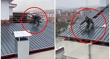 Yürekleri ağza getiren çatı yapımı