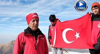 Zirvede Türk Bayrağı açtılar!