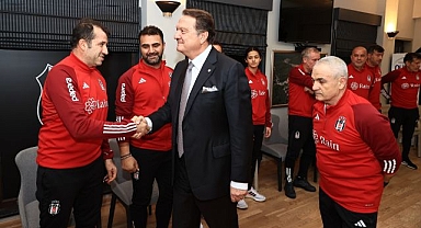 Arat, Beşiktaşlı futbolcularla bir araya geldi