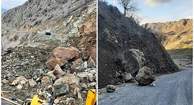 Aşırı yağışlar heyelanı getirdi!