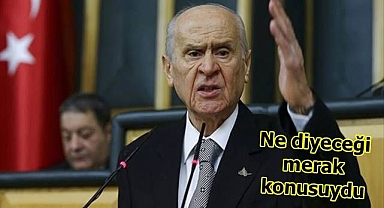 Bahçeli'den beklenen açıklama geldi