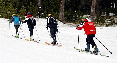Dağ kayakçıları sezonu açtı