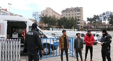 Erzurum polisi denetimleri sıklaştırdı!
