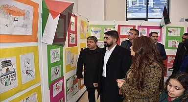 'Filistin' temalı resim sergisi hayran bıraktı
