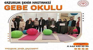 Gebe okulu 14. dönem mezunlarını verdi