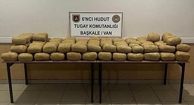 Hudutta ele geçirildi, Tam 143 kilo!