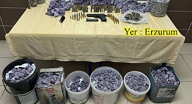 Jandarmadan değerli taş ve maden operasyonu!