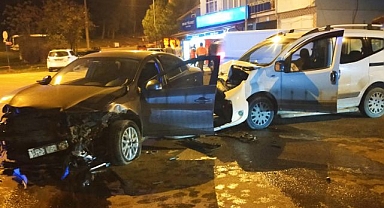 Kafa kafaya çarpıştılar!