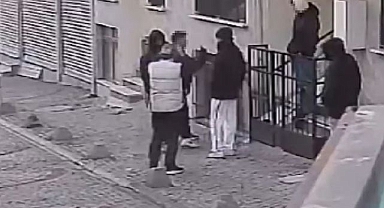 Kanlı biten kız meselesi kavgası kamerada