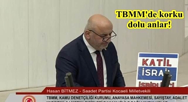 Konuşma yapan vekil bir anda yere yığıldı!