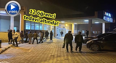 Okul pansiyonunda korkutan yangın!