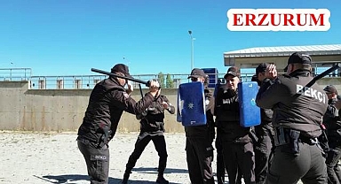 Polise teleskopik cop eğitimi