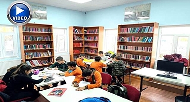 Soğuk havalar kütüphaneye ilgiyi arttırdı