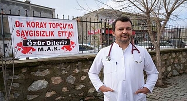 Tartıştıkları doktordan böyle özür dilediler
