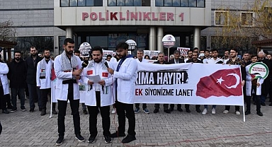Tıp öğrencileri Filistin için bir araya geldi!