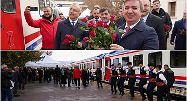 Turistik Doğu Ekspresi’ne coşkulu karşılama