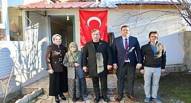 Vali'den şehit annesine ziyaret 