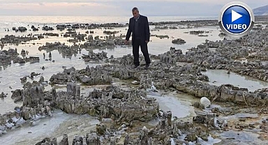 Van Gölü son hali ile şaşkına çevirdi