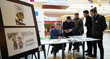Vedat Refayeli karikatürlerine yoğun ilgi