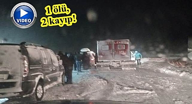 Yol açmaya giden kepçe uçurumdan düştü!