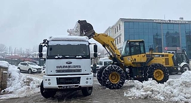 2 haftada 500 kamyon kar taşıdılar