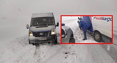 Araçlar kara saplandı, ekipler seferber oldu!