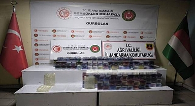 Binlerce paket kaçak sigara ele geçirildi