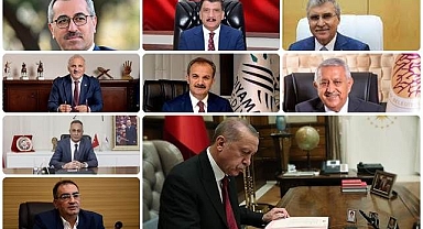 Cumhurbaşkanı 8 ismin üstünü çizdi