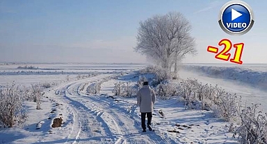 Erzurum buz tuttu!