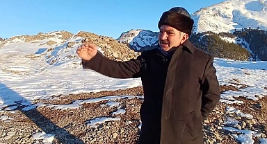 Erzurum'da köylülerin granit ocağı tepkisi