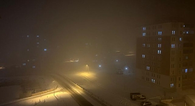Erzurum'da yoğun sis etkili oldu