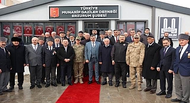 Erzurum Muharip Gaziler Derneği'ne yeni bina