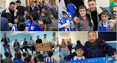 Erzurumspor'dan miniklere ziyaret