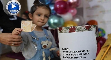 Harçlıklarını hasta çocuklara bağışladılar