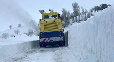 Köy yolları tek tek açılıyor