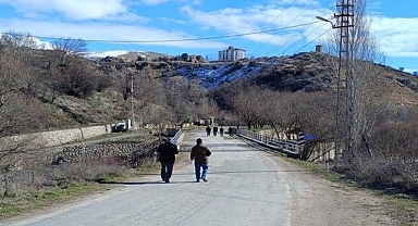 O ilçenin kar sevinci kısa sürdü